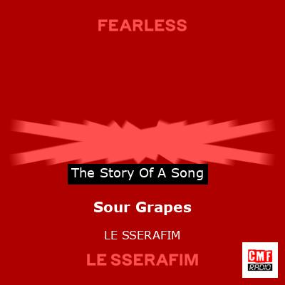 final cover Sour Grapes LE SSERAFIM