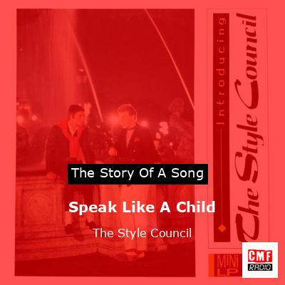 Speak Like A Child – The Style Council