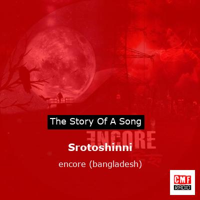 final cover Srotoshinni encore bangladesh