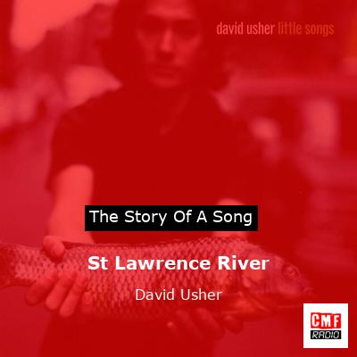 final cover St Lawrence River David Usher