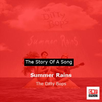 final cover Summer Rains The Ditty Bops
