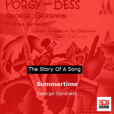 final cover Summertime George Gershwin