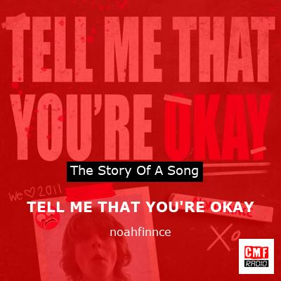 TELL ME THAT YOU’RE OKAY – noahfinnce