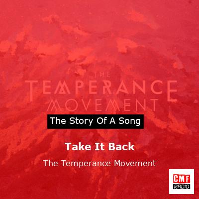 Take It Back – The Temperance Movement