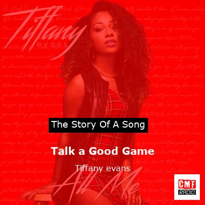 final cover Talk a Good Game Tiffany evans