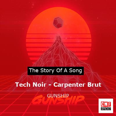 final cover Tech Noir Carpenter Brut GUNSHIP