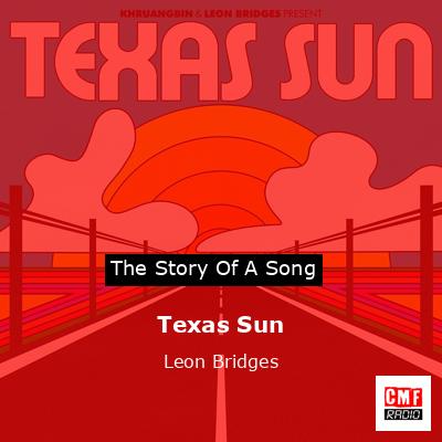 final cover Texas Sun Leon Bridges