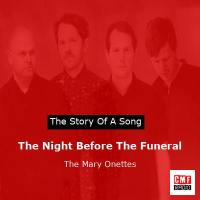 final cover The Night Before The Funeral The Mary Onettes