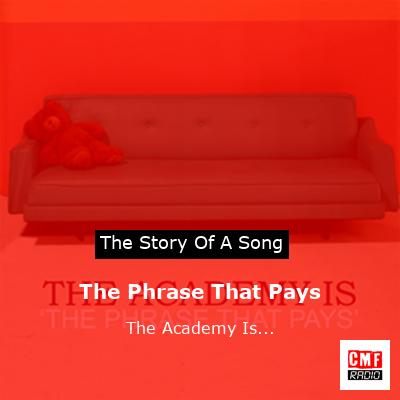 final cover The Phrase That Pays The Academy Is