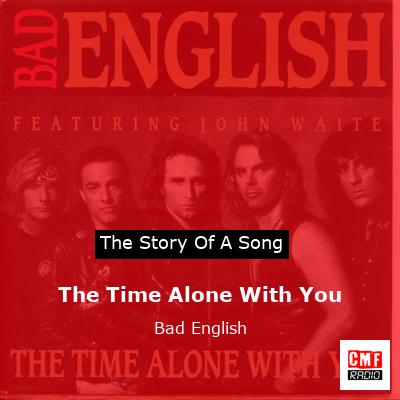 final cover The Time Alone With You Bad English