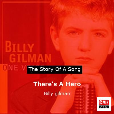 final cover Theres A Hero Billy gilman