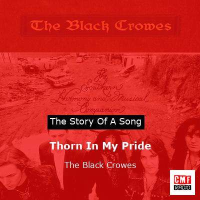 final cover Thorn In My Pride The Black Crowes