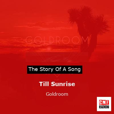 final cover Till Sunrise Goldroom