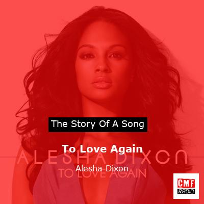 final cover To Love Again Alesha Dixon