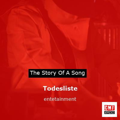 final cover Todesliste entetainment
