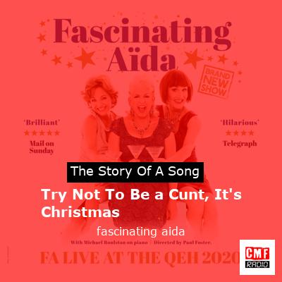 final cover Try Not To Be a Cunt Its Christmas fascinating aida