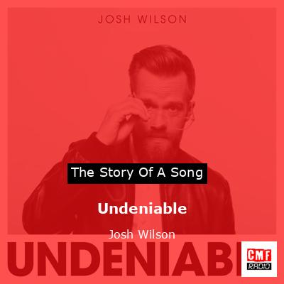 Undeniable – Josh Wilson