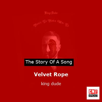 final cover Velvet Rope king dude