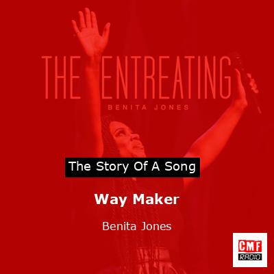 Way Maker – Benita Jones