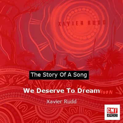 final cover We Deserve To Dream Xavier Rudd