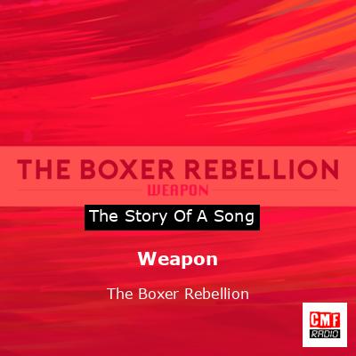 final cover Weapon The Boxer Rebellion