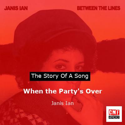 final cover When the Partys Over Janis Ian