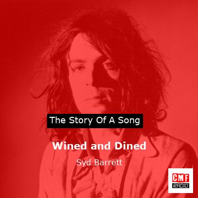 final cover Wined and Dined Syd Barrett
