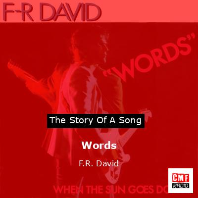 Words – F.R. David