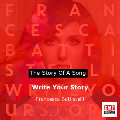 final cover Write Your Story Francesca Battistelli