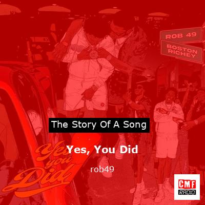 Yes, You Did – rob49