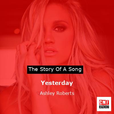final cover Yesterday Ashley Roberts
