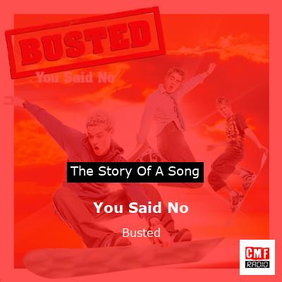 You Said No – Busted