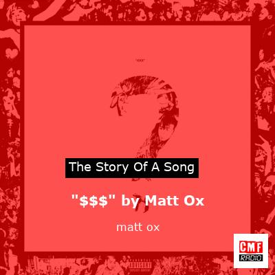 “$$$” by Matt Ox – matt ox