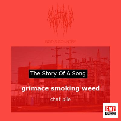 grimace smoking weed – chat pile