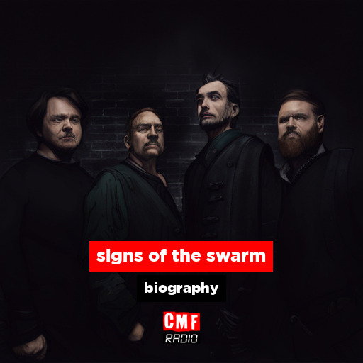 signs of the swarm biography AI generated artwork
