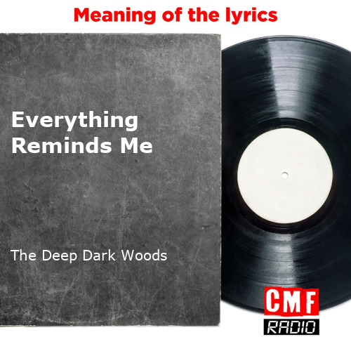 The story and meaning of the song 'Everything Reminds Me The Deep
