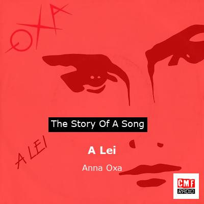final cover A Lei Anna Oxa
