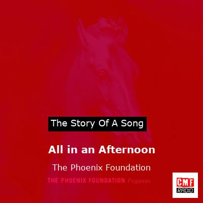 All in an Afternoon – The Phoenix Foundation