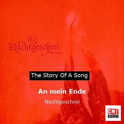 final cover An mein Ende Nachtgeschrei