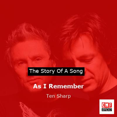 As I Remember – Ten Sharp