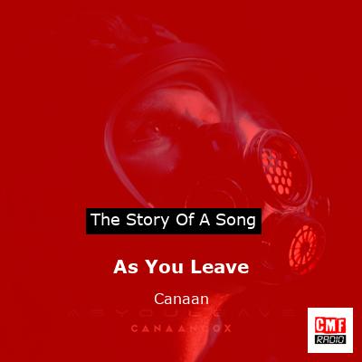 As You Leave – Canaan