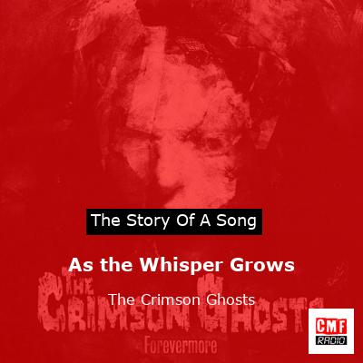final cover As the Whisper Grows The Crimson Ghosts