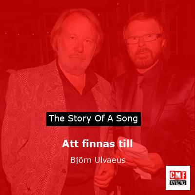 Att finnas till – Björn Ulvaeus