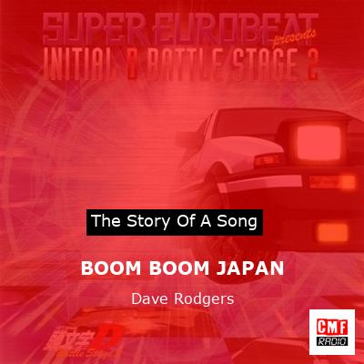 final cover BOOM BOOM JAPAN Dave Rodgers