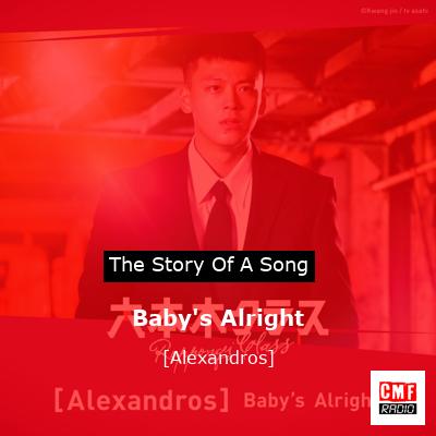 final cover Babys Alright Alexandros