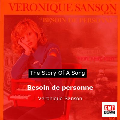 final cover Besoin de personne Veronique Sanson