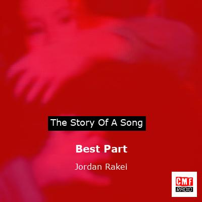 final cover Best Part Jordan Rakei