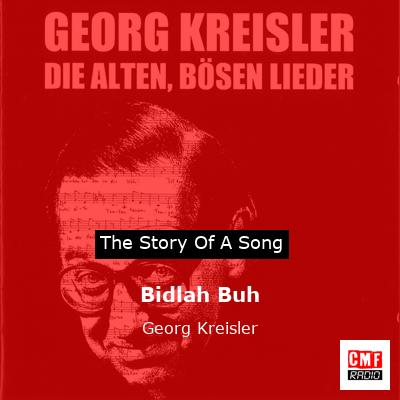 Bidlah Buh – Georg Kreisler