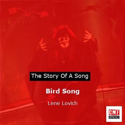 final cover Bird Song Lene Lovich