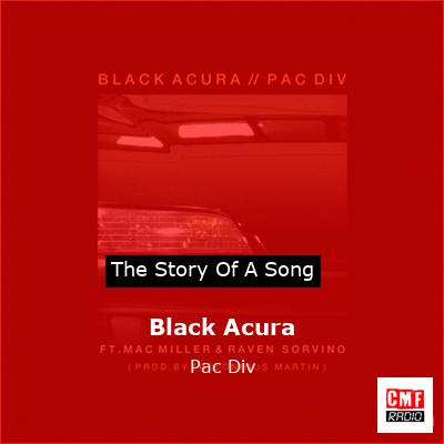 Black Acura – Pac Div